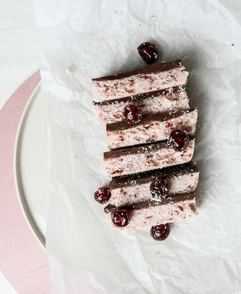 Cherry and Coconut Slice – Bondi Protein Co