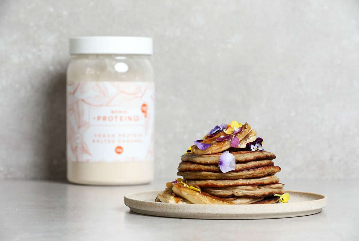 Vegan Banoffee Protein Pancakes Bondi Protein Co